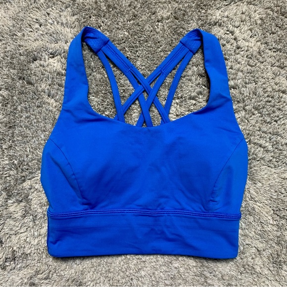 NWOT Lululemon Free To Be Serene Longline Bra *Wild Bluebell - Picture 1 of 4
